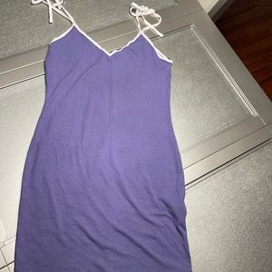 Purple mini dress